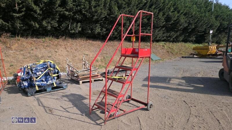 Wheeled steps