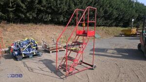 Wheeled steps