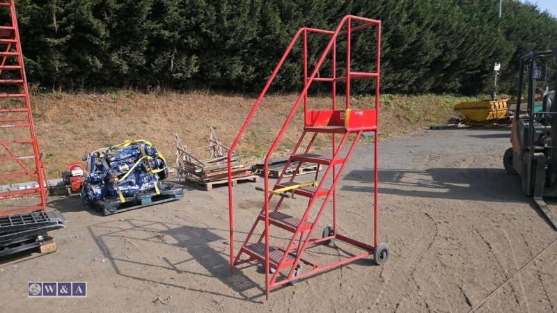 Wheeled steps