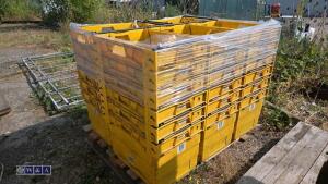 Quantity of heavy duty stacking boxes (approx 30) - 2