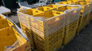 Quantity of heavy duty stacking boxes (approx 30) - 2