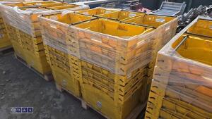 Quantity of heavy duty stacking boxes (approx 30)