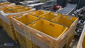 Quantity of heavy duty stacking boxes (approx 30) - 4