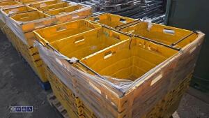 Quantity of heavy duty stacking boxes (approx 30) - 4