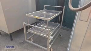 Wheeled metal trolley - 2