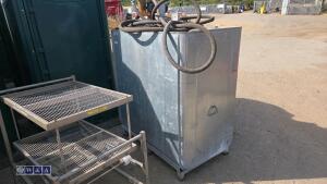 1000ltr uni tank c/w electric pump & delivery hose - 2