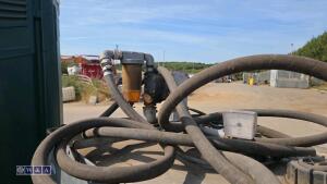 1000ltr uni tank c/w electric pump & delivery hose - 5