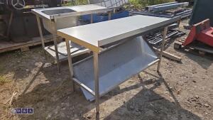 Stainless steel work table - 3
