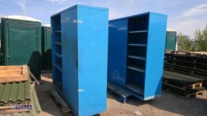 2 x tool cabinets (blue)