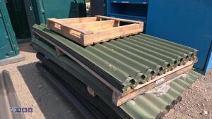 Quantity of fibre roofing sheets