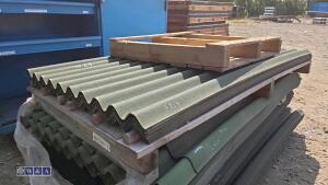 Quantity of fibre roofing sheets - 2