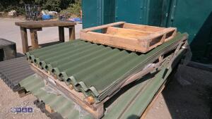 Quantity of fibre roofing sheets - 4