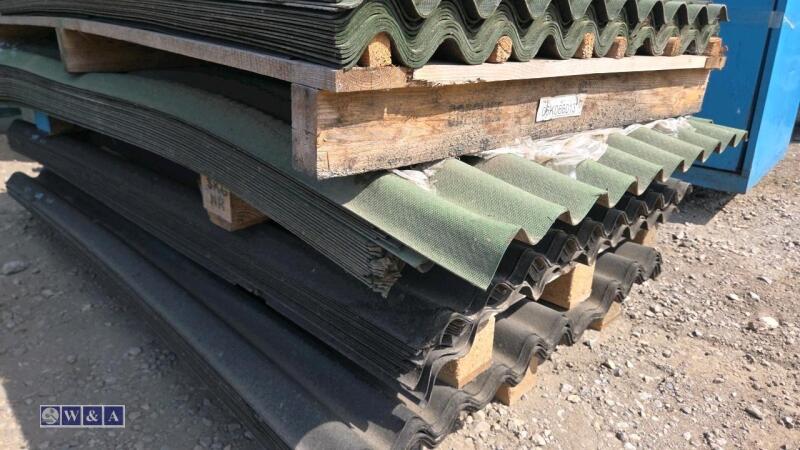 Quantity of fibre roofing sheets
