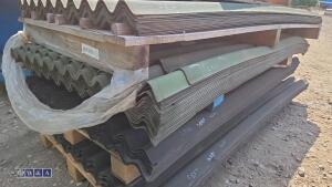 Quantity of fibre roofing sheets - 2