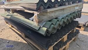 Quantity of fibre roofing sheets - 3