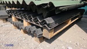 Quantity of fibre roofing sheets