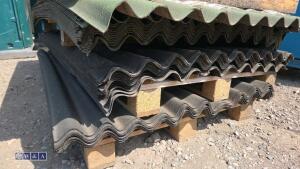 Quantity of fibre roofing sheets - 2