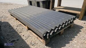 Quantity of fibre roofing sheets - 2