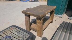 Wooden workbench & joiners vice