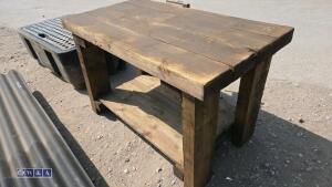 Wooden workbench & joiners vice - 4