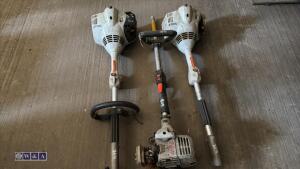 3 x petrol combi units (2 x STIHL & ECHO)