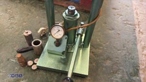METASERV 240v mounting press c/w attachments - 3