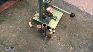 METASERV 240v mounting press c/w attachments - 4