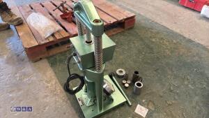 METASERV 240v mounting press c/w attachments - 4