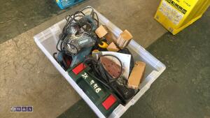 Box of palm & belt sanders - 3