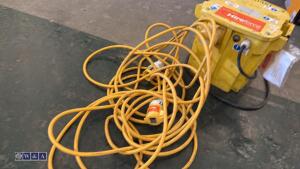 5kva transformer c/w 110v extension cable - 3