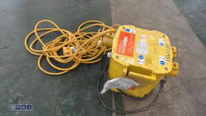 5kva transformer c/w 110v extension cable - 5