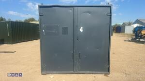 20ft grey container site store - 2