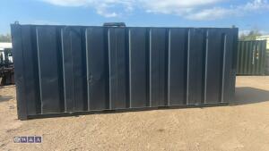 20ft grey container site store - 4