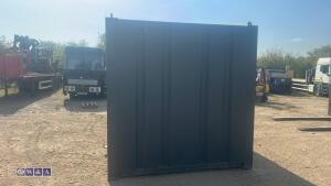 20ft grey container site store - 6