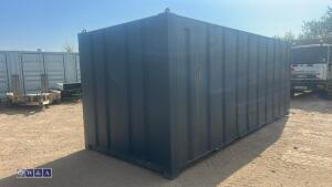 20ft grey container site store - 7