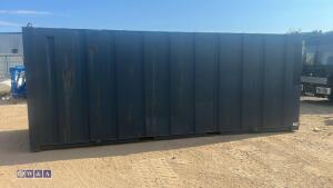 20ft grey container site store - 8