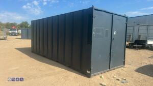 20ft grey container site store - 10