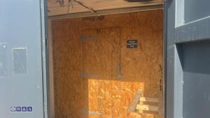 20ft grey container site store - 12