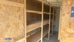 20ft grey container site store - 13