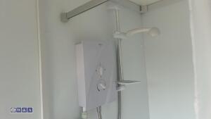 Grey toilet/shower container - 12