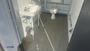 Grey toilet/shower container - 14