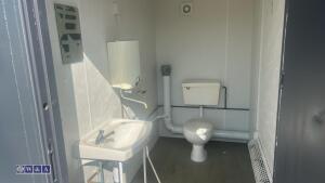 Grey toilet/shower container - 15