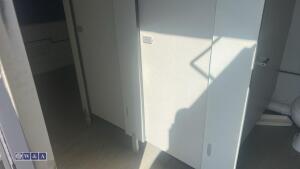 Grey toilet/shower container - 18
