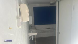 Grey toilet/shower container - 20