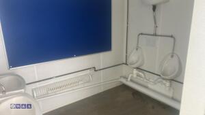 Grey toilet/shower container - 21