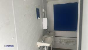 Grey toilet/shower container - 23