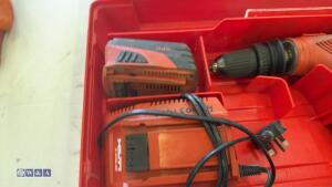 HILTI TE6-A36 cordless drill c/w case (3220544) - 4