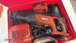 HILTI WSR22-A cordless reciprocating saw c/w case (HT0031020)