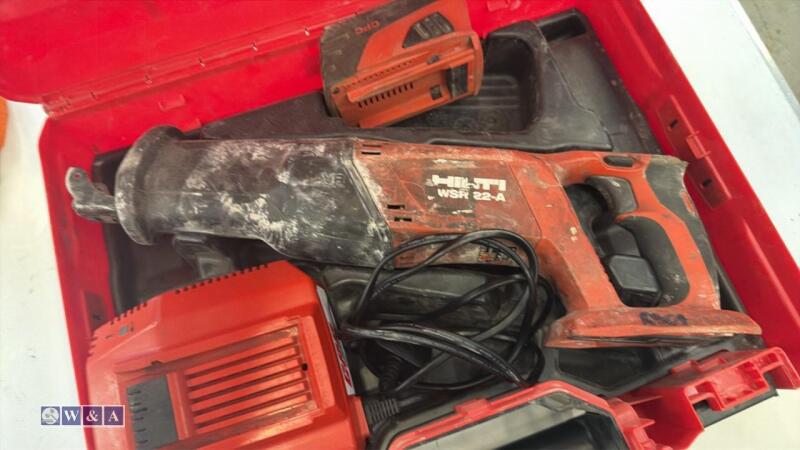 HILTI WSR22-A cordless reciprocating saw c/w case (HT031022)