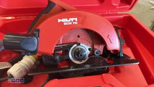 HILTI SCW70 110v circular saw c/w case (HT0031073) - 2